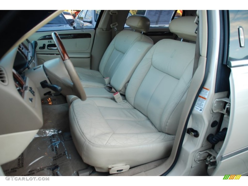Light Parchment Interior 2001 Lincoln Town Car Cartier Photo #55885132