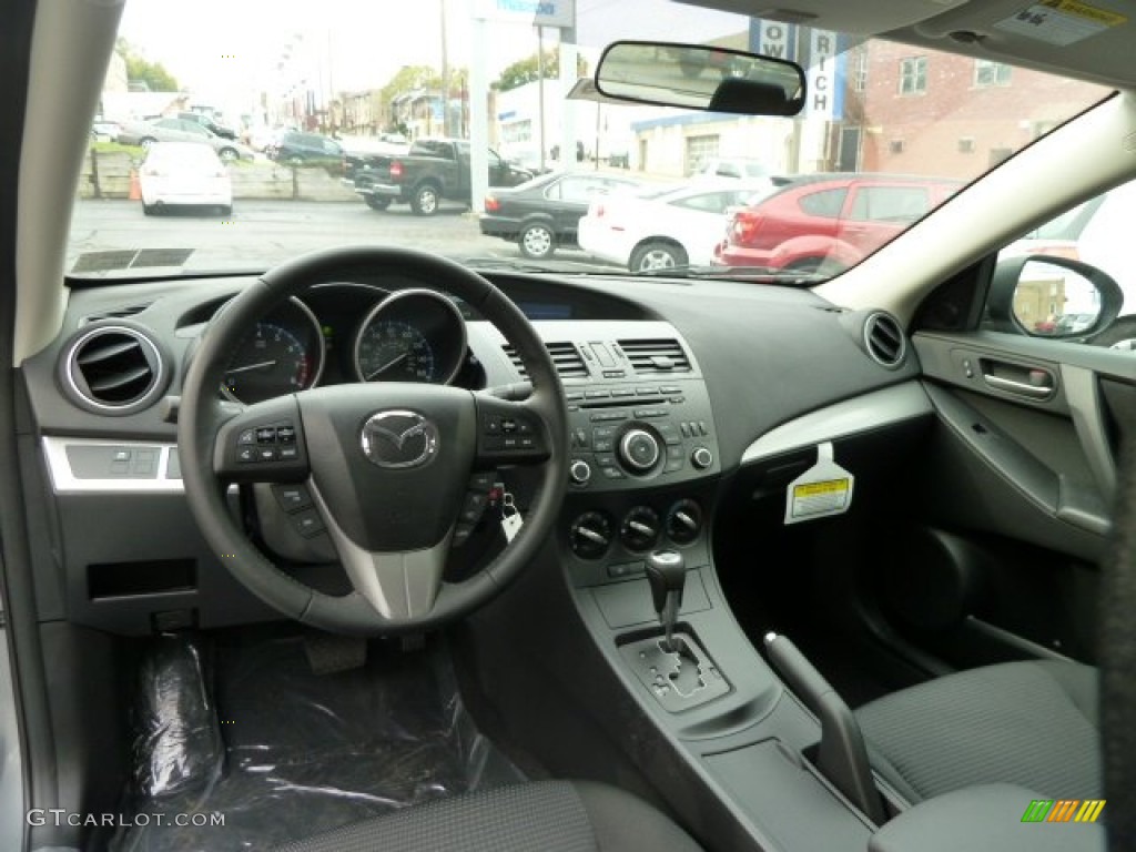 2012 Mazda MAZDA3 i Touring 4 Door Black Dashboard Photo #55885267