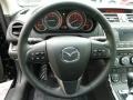 Black 2012 Mazda MAZDA6 s Grand Touring Sedan Steering Wheel