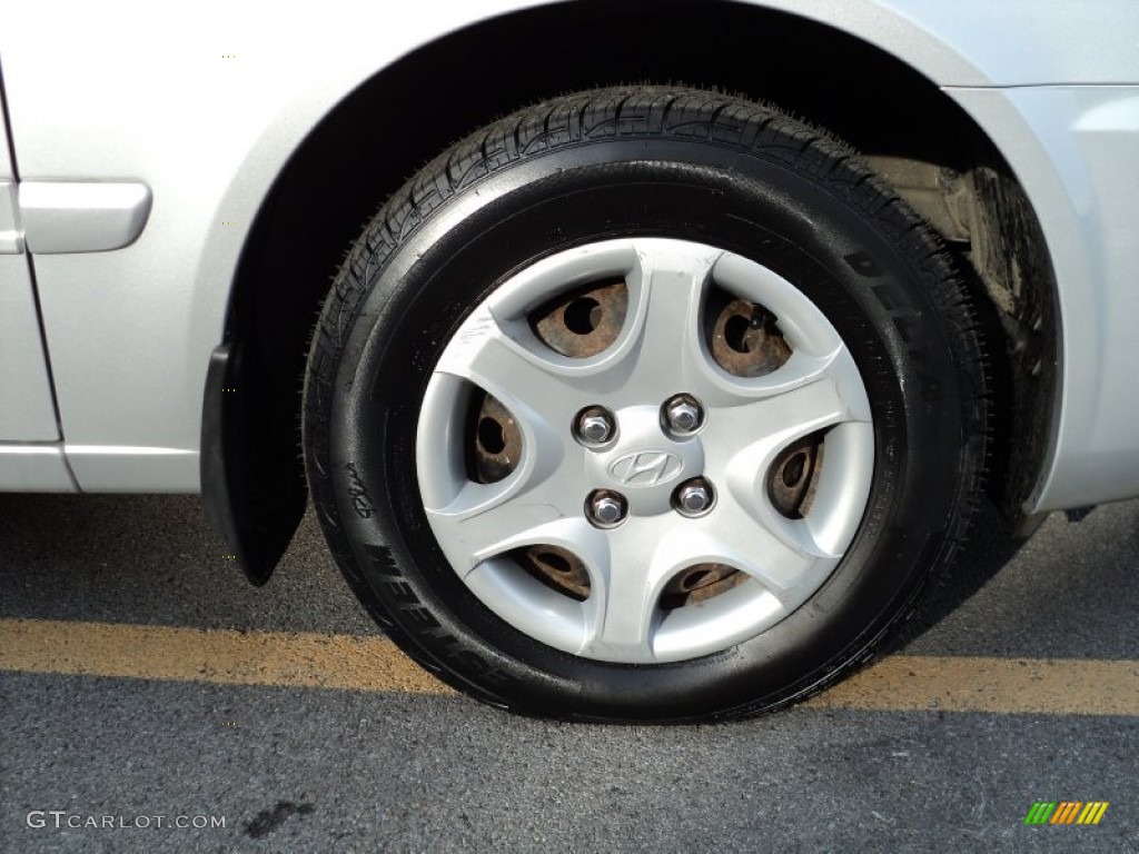 2005 Accent GLS Coupe - Silver Mist / Gray photo #16