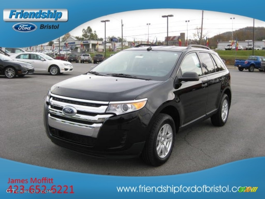 2012 Edge SE - Black / Charcoal Black photo #2