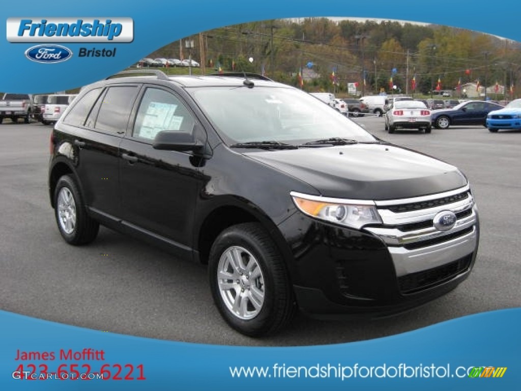 2012 Edge SE - Black / Charcoal Black photo #4