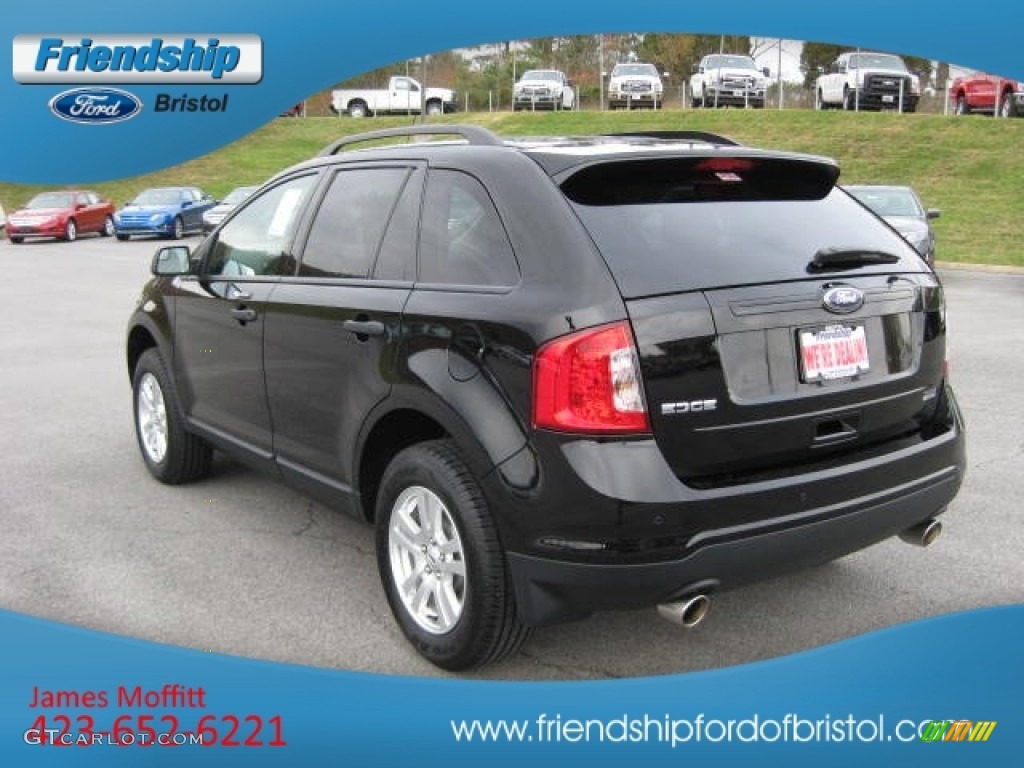 2012 Edge SE - Black / Charcoal Black photo #8