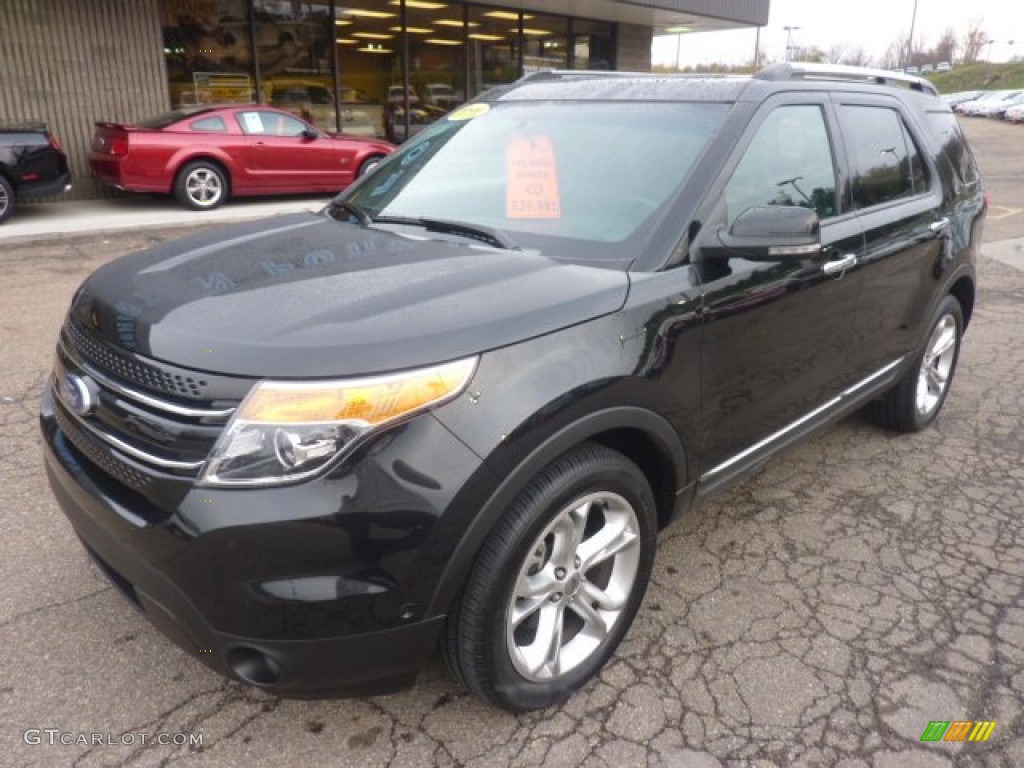 2011 Explorer Limited 4WD - Ebony Black / Charcoal Black photo #8