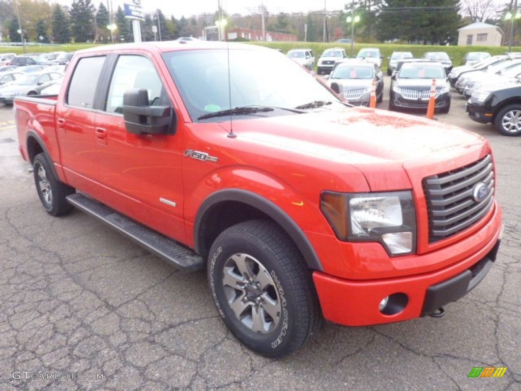 2011 F150 FX4 SuperCrew 4x4 - Race Red / Black photo #6