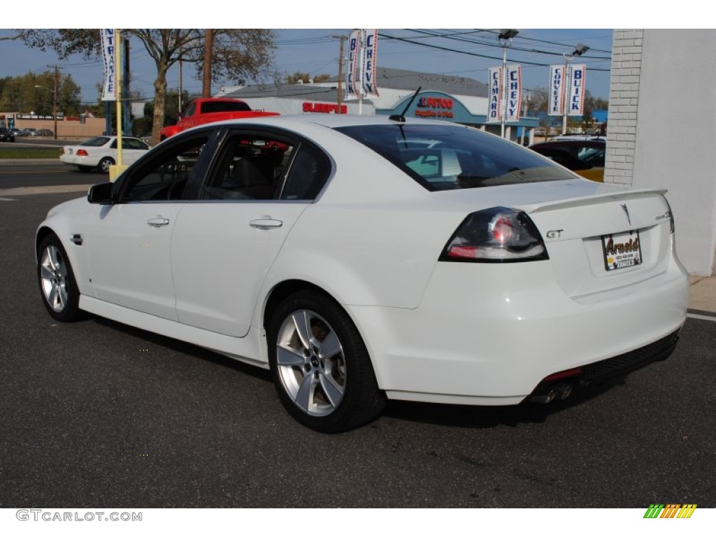 2009 G8 GT - White Hot / Onyx/Red photo #4
