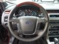 Charcoal Black 2012 Ford Flex Limited EcoBoost AWD Steering Wheel