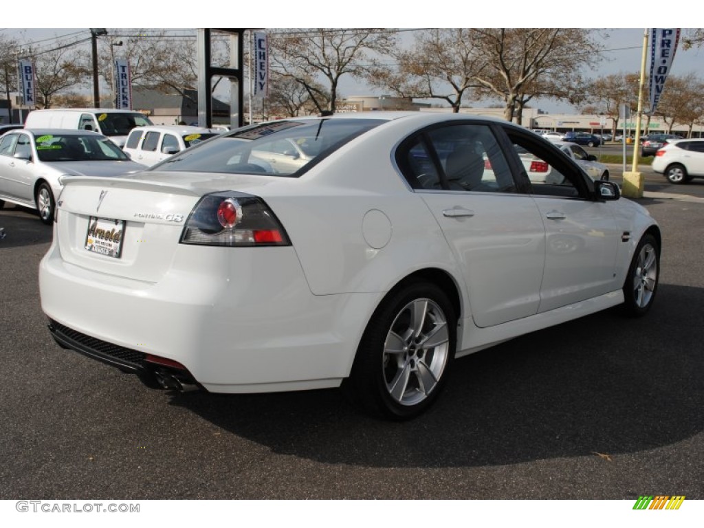 2009 G8 GT - White Hot / Onyx/Red photo #6