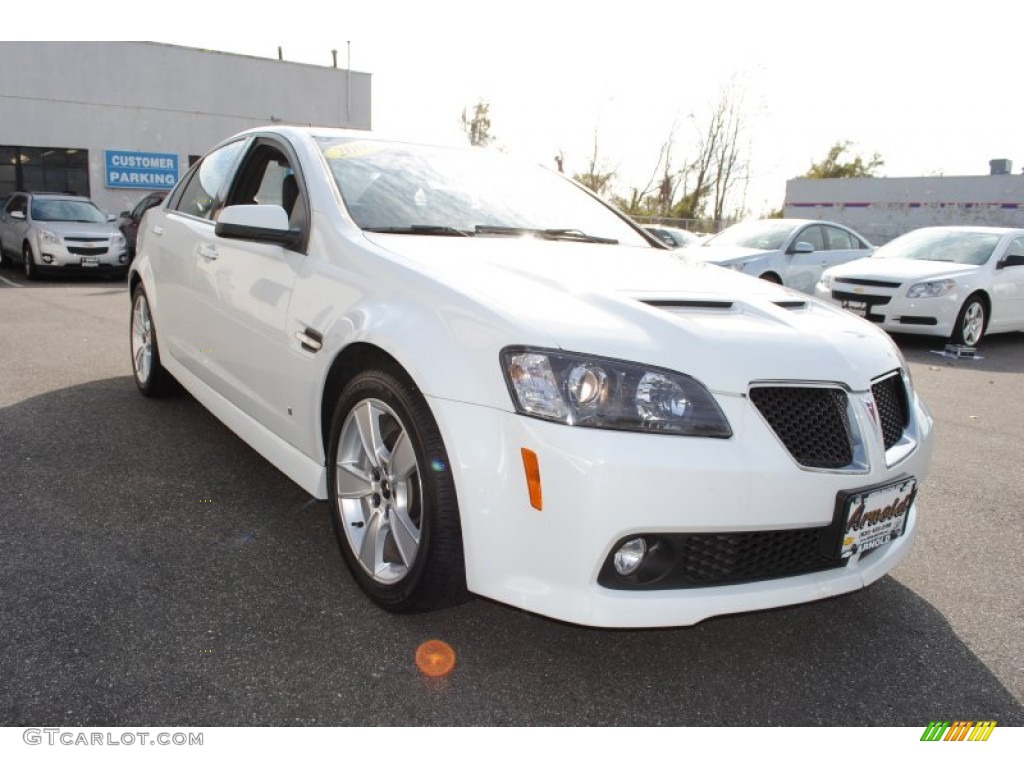 White Hot 2009 Pontiac G8 GT Exterior Photo #55889272