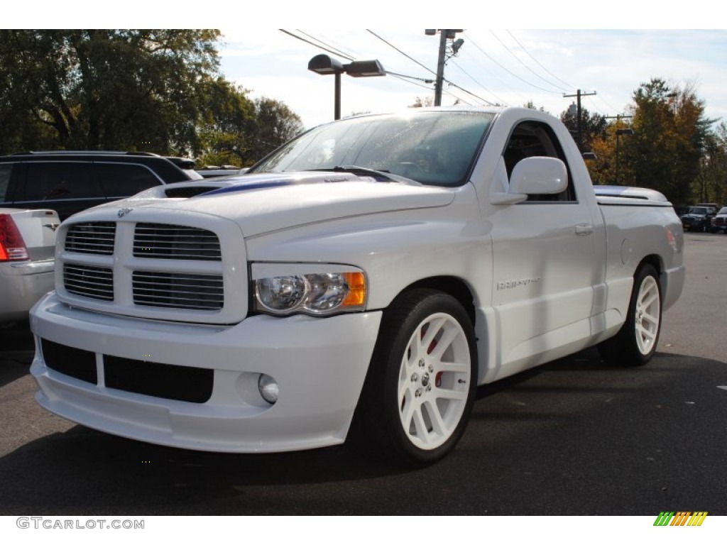 2005 Ram 1500 SRT-10 Regular Cab - Bright White / Dark Slate Gray photo #1