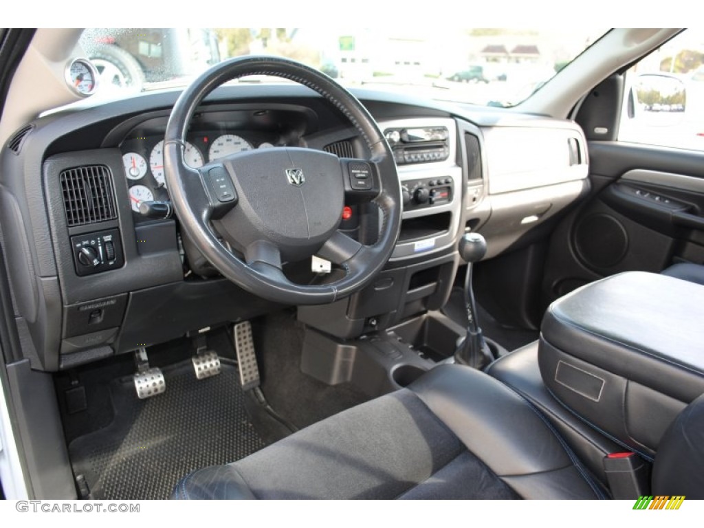 Dark Slate Gray Interior 2005 Dodge Ram 1500 SRT-10 Regular Cab Photo #55889677