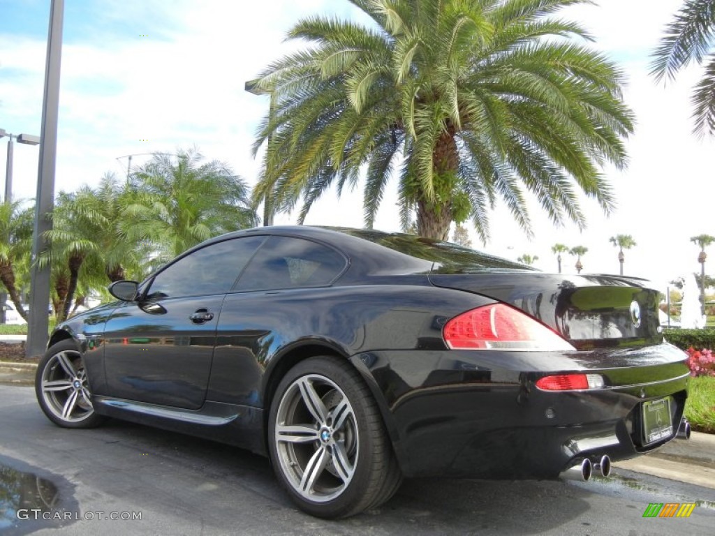 Black Sapphire Metallic 2007 BMW M6 Coupe Exterior Photo #55890652