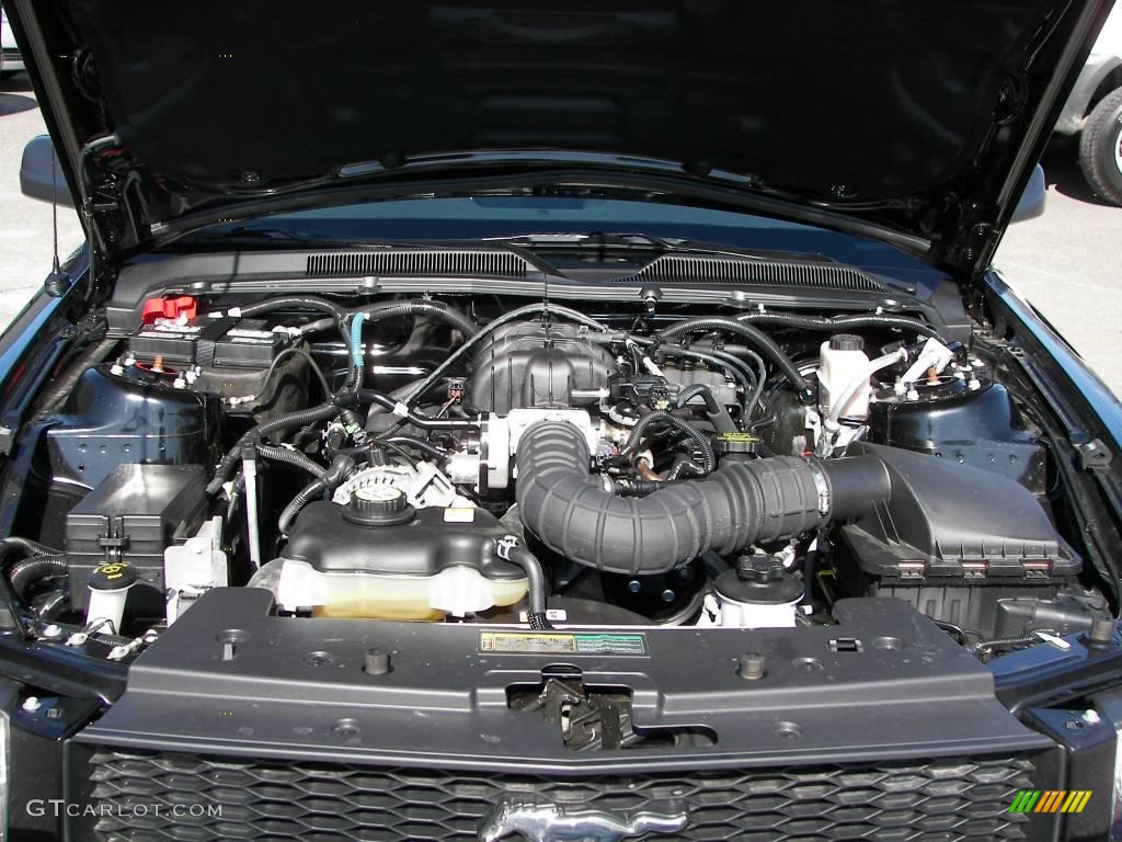2009 Mustang V6 Coupe - Black / Light Graphite photo #8