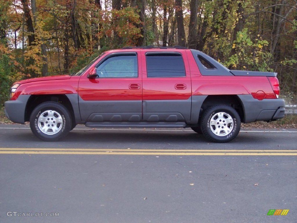 Victory Red 2002 Chevrolet Avalanche Standard Avalanche Model Exterior Phot...