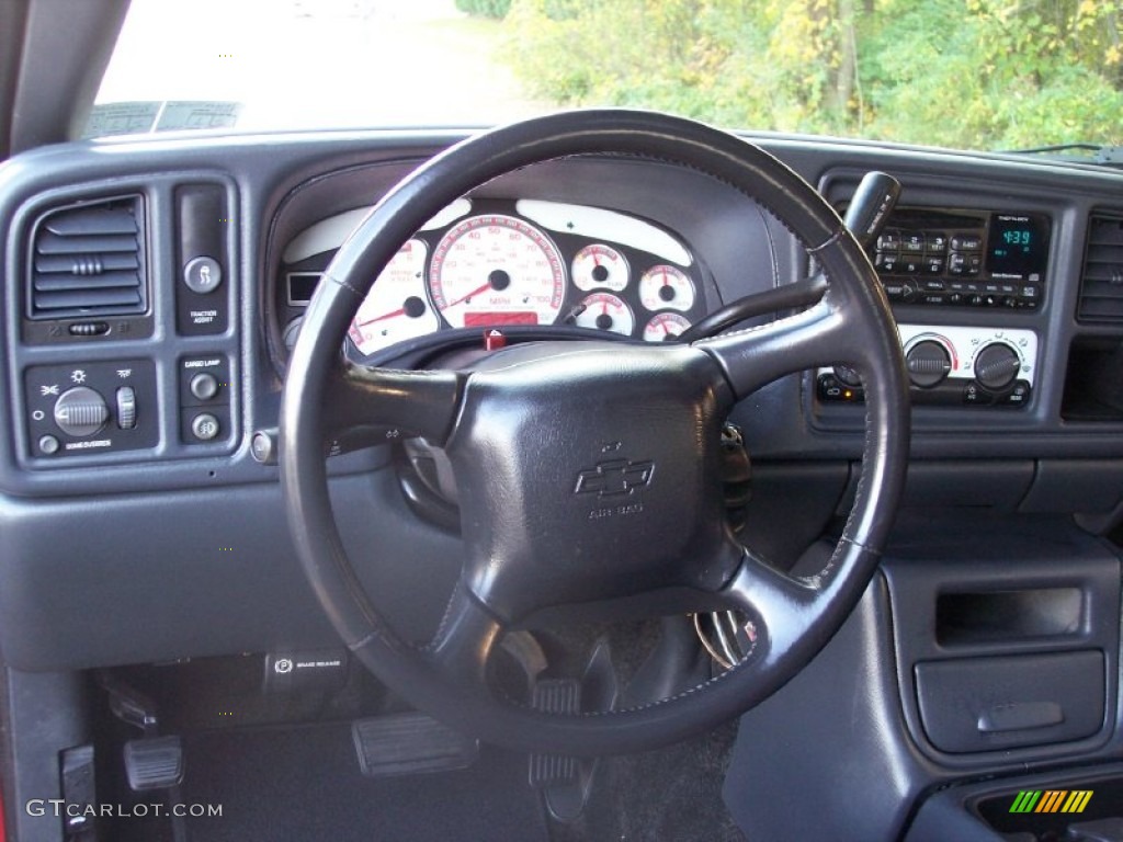 2002 Chevrolet Avalanche Standard Avalanche Model Graphite Steering Wheel Photo #55891660