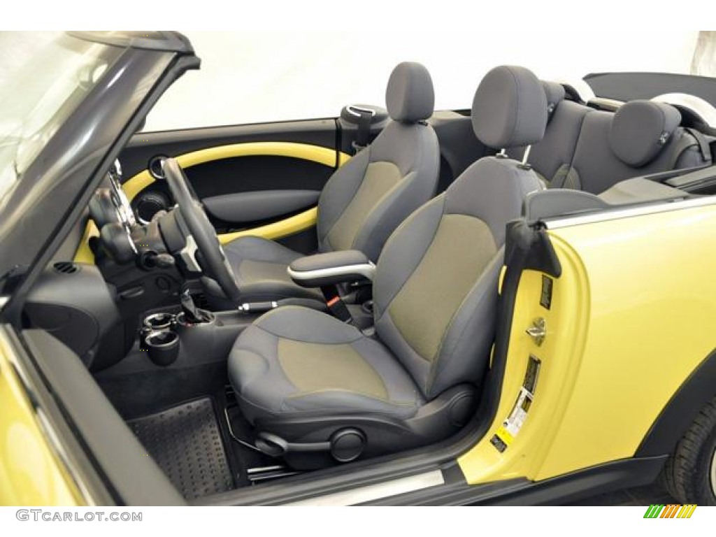 2009 Cooper S Convertible - Interchange Yellow / Black/Yellow photo #11