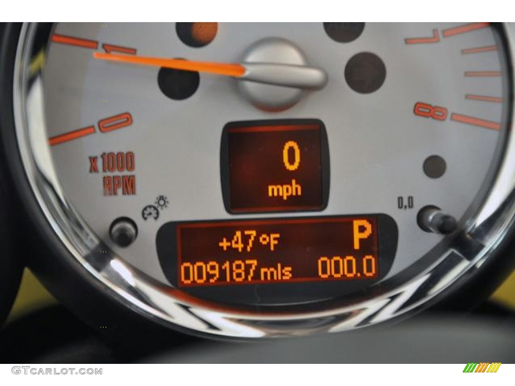 2009 Cooper S Convertible - Interchange Yellow / Black/Yellow photo #13