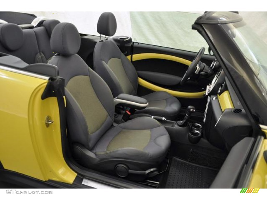 2009 Cooper S Convertible - Interchange Yellow / Black/Yellow photo #14