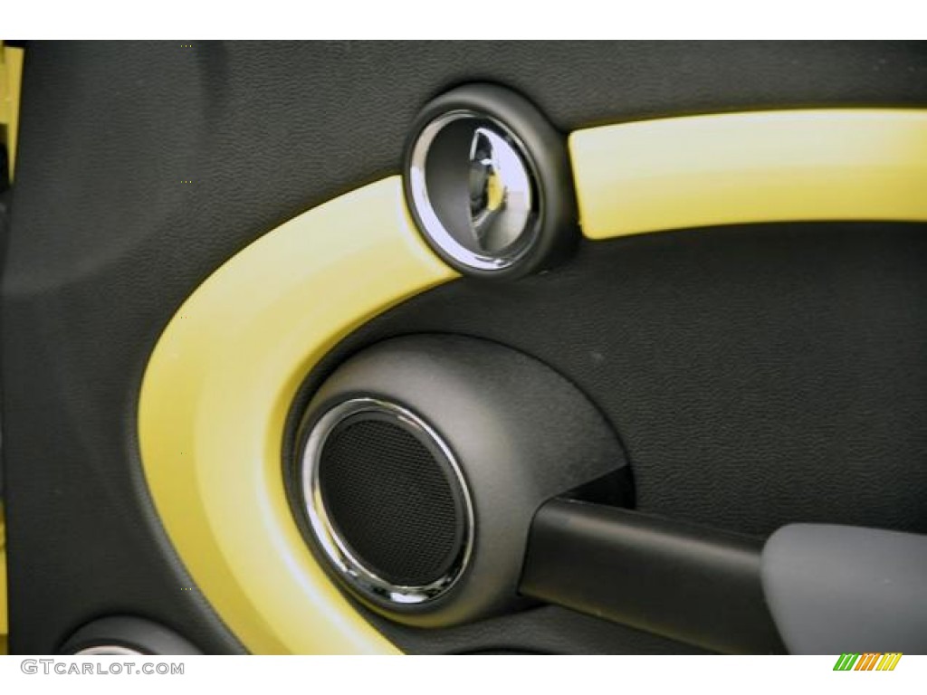 2009 Cooper S Convertible - Interchange Yellow / Black/Yellow photo #17