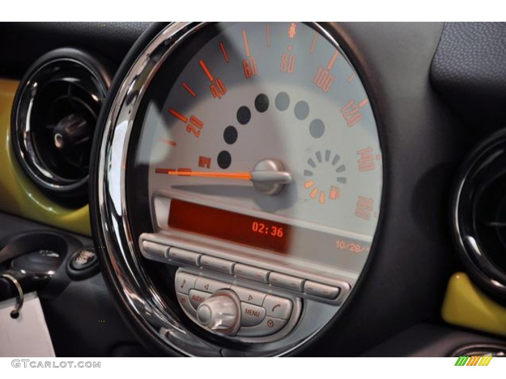 2009 Cooper S Convertible - Interchange Yellow / Black/Yellow photo #18