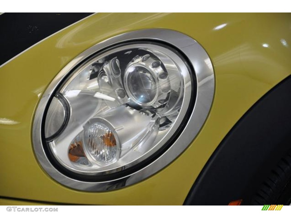 2009 Cooper S Convertible - Interchange Yellow / Black/Yellow photo #21