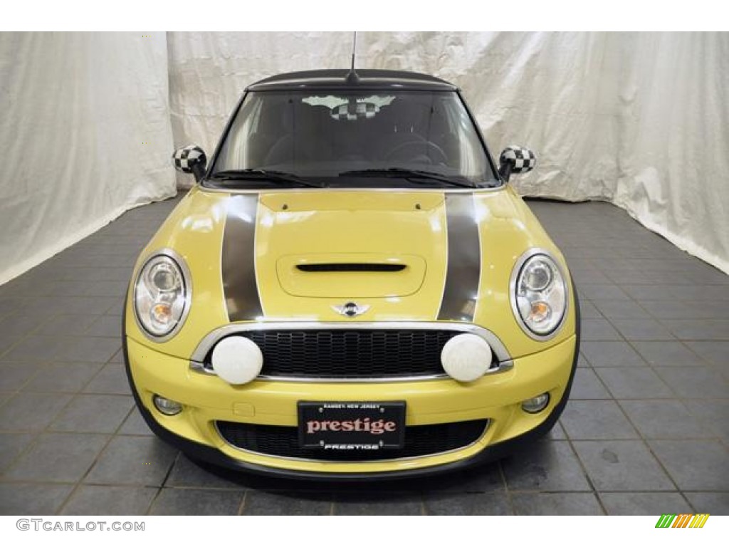 2009 Cooper S Convertible - Interchange Yellow / Black/Yellow photo #22