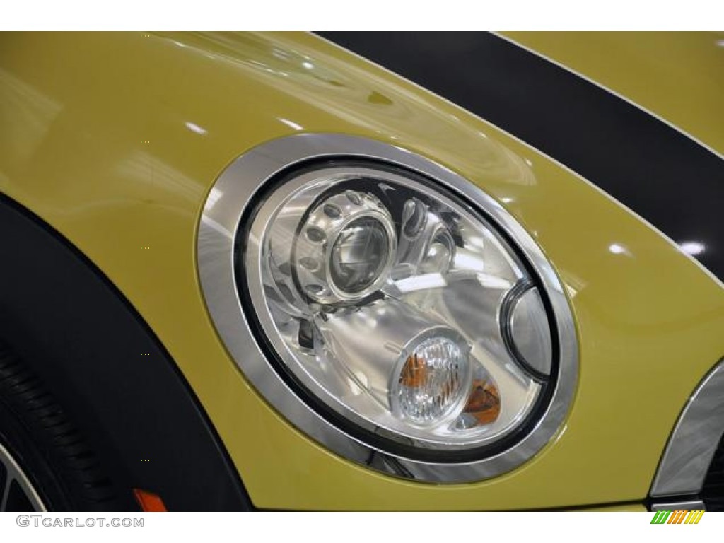 2009 Cooper S Convertible - Interchange Yellow / Black/Yellow photo #24