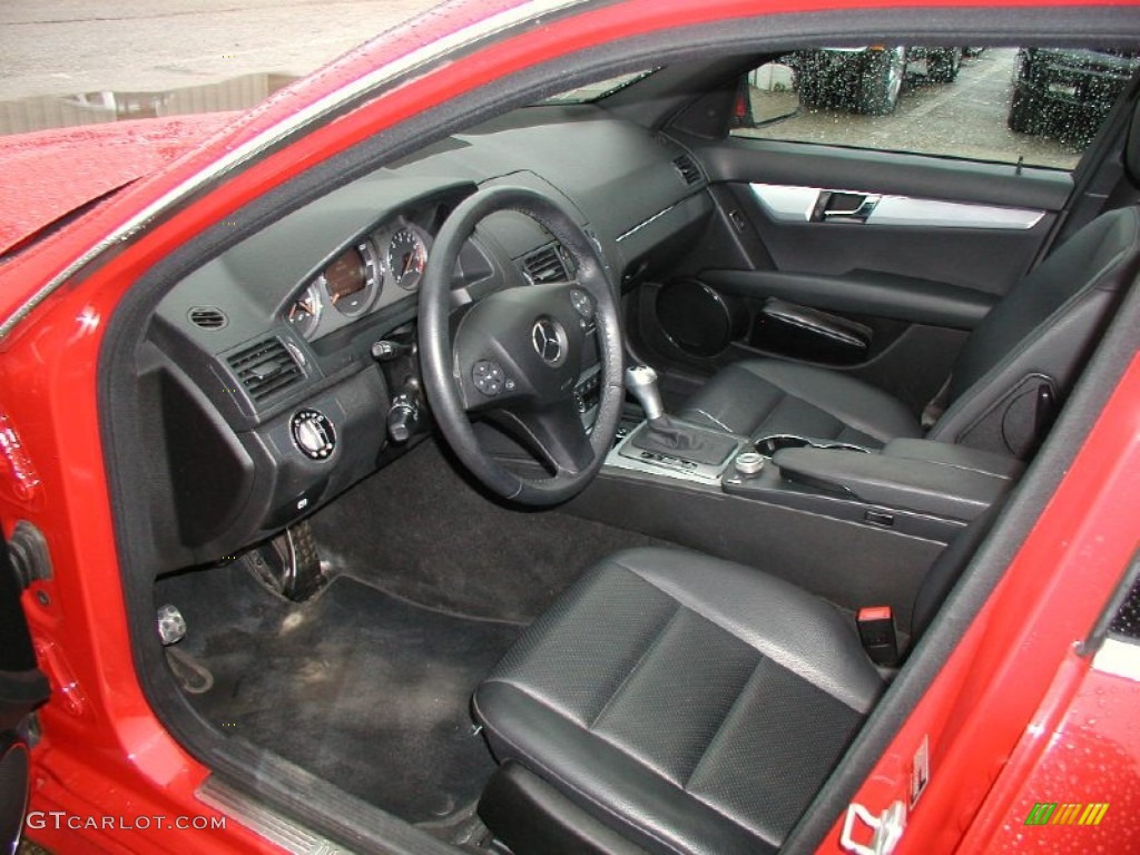 2008 C 300 4Matic Sport - Mars Red / Black photo #7