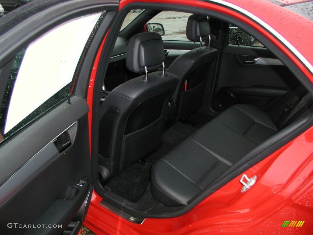 2008 C 300 4Matic Sport - Mars Red / Black photo #10