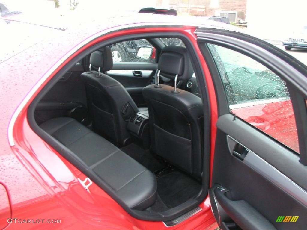 2008 C 300 4Matic Sport - Mars Red / Black photo #12