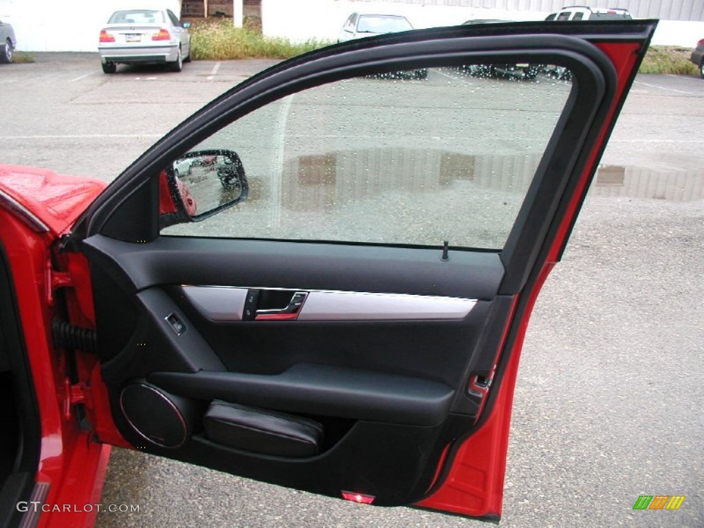 2008 C 300 4Matic Sport - Mars Red / Black photo #15