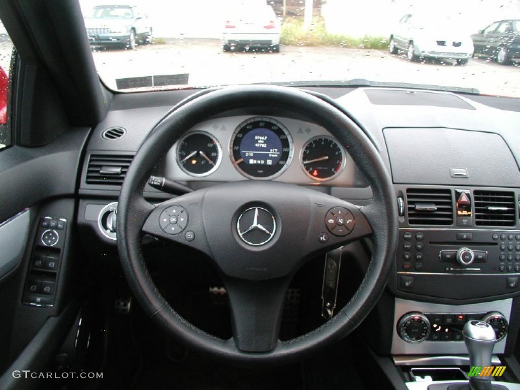 2008 C 300 4Matic Sport - Mars Red / Black photo #19