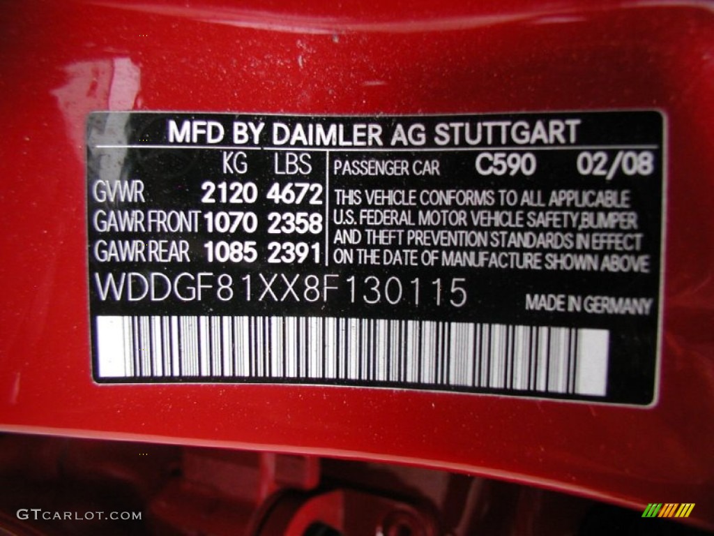 2008 C 300 4Matic Sport - Mars Red / Black photo #27