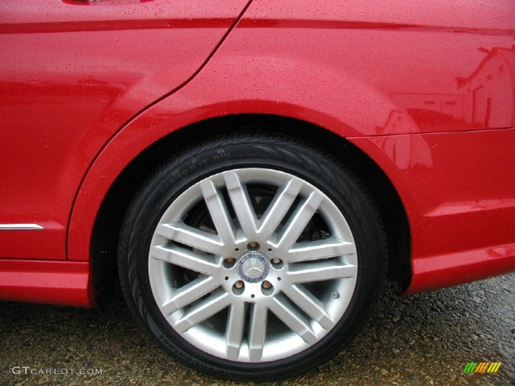 2008 C 300 4Matic Sport - Mars Red / Black photo #28