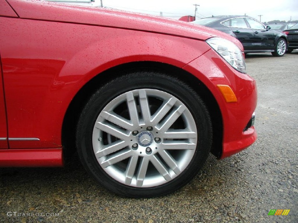 2008 C 300 4Matic Sport - Mars Red / Black photo #30