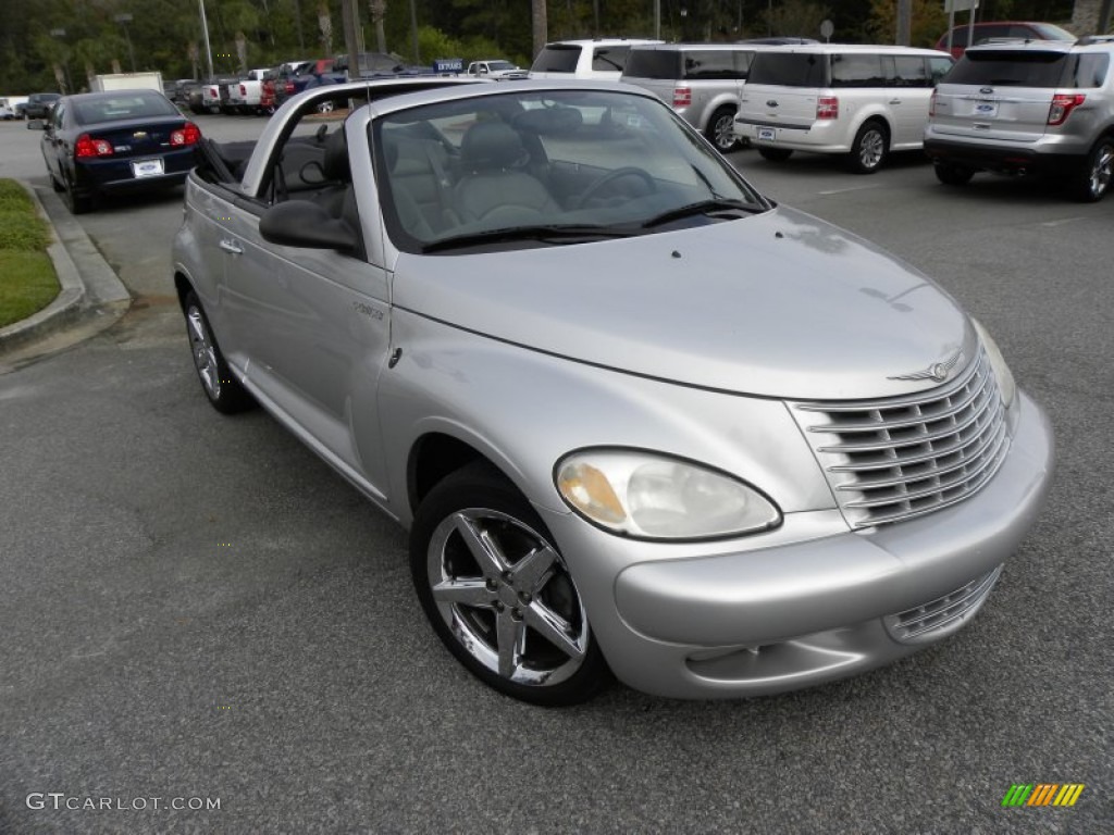 2005 PT Cruiser GT Convertible - Bright Silver Metallic / Dark Slate Gray photo #1