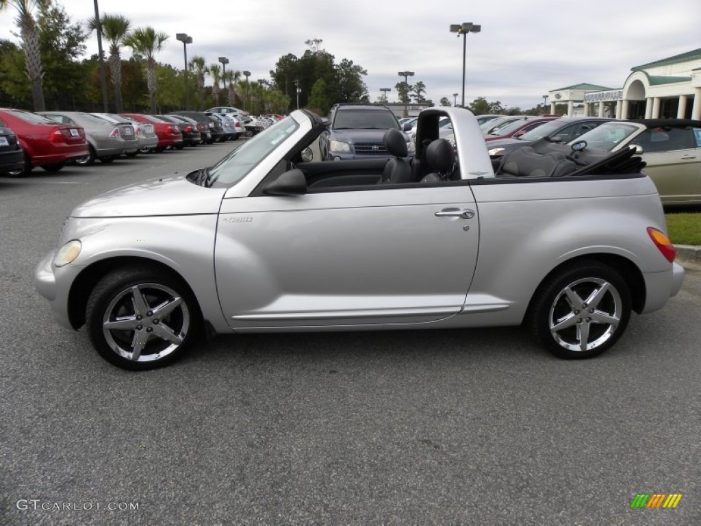 Bright Silver Metallic 2005 Chrysler PT Cruiser GT Convertible Exterior Photo #55892776