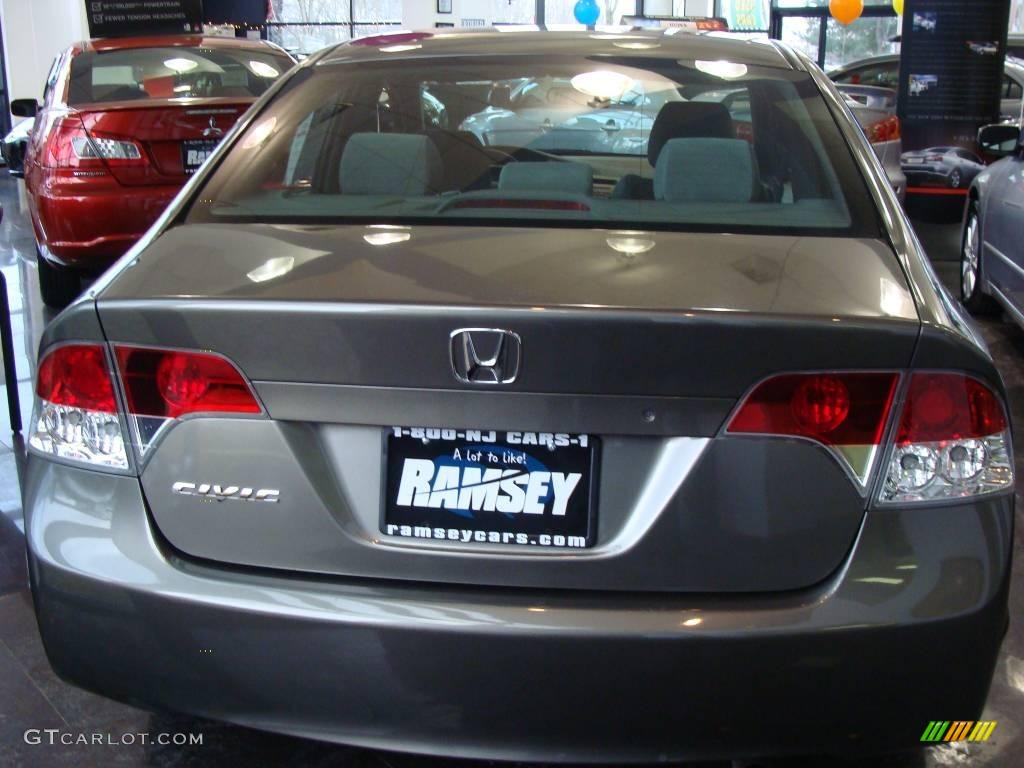 2006 Civic EX Sedan - Galaxy Gray Metallic / Black photo #6