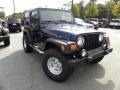 2000 Patriot Blue Pearl Jeep Wrangler Sport 4x4  photo #1