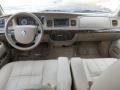 2011 Mercury Grand Marquis Light Camel Interior Dashboard Photo