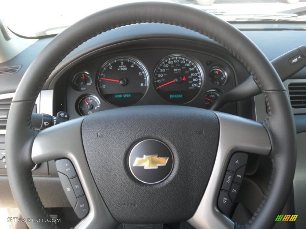 2012 Silverado 1500 LTZ Crew Cab 4x4 - White Diamond Tricoat / Ebony photo #12