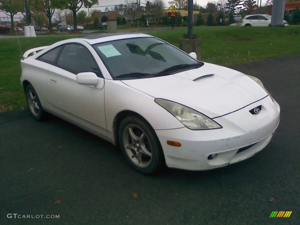 Super White Toyota Celica