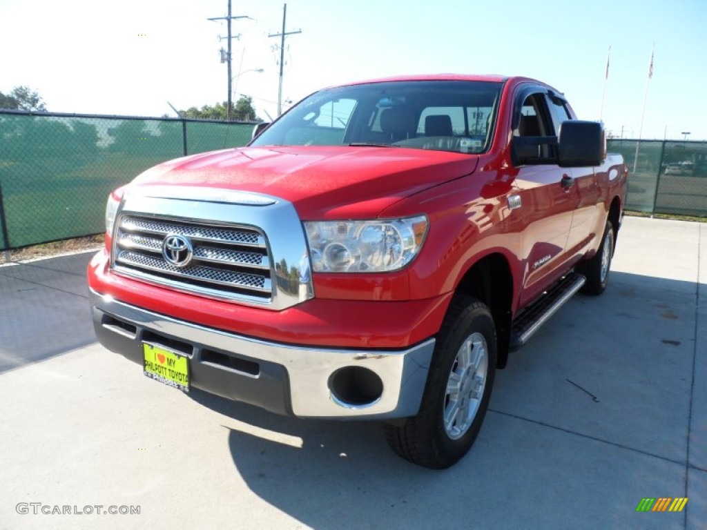 2007 Tundra SR5 Double Cab - Radiant Red / Beige photo #7