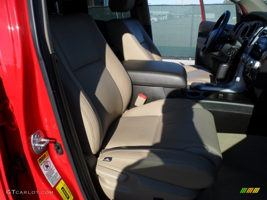 2007 Tundra SR5 Double Cab - Radiant Red / Beige photo #28