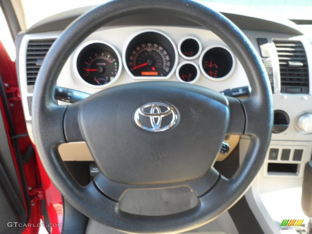 2007 Tundra SR5 Double Cab - Radiant Red / Beige photo #42