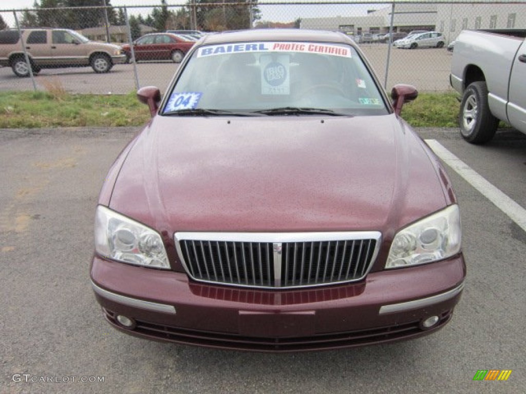 2004 XG350 L Sedan - Bordeaux Red Metallic / Black photo #2