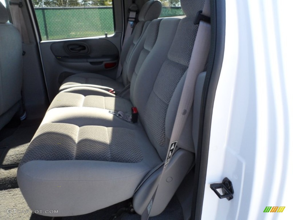 2002 F150 XLT SuperCrew - Oxford White / Medium Graphite photo #26