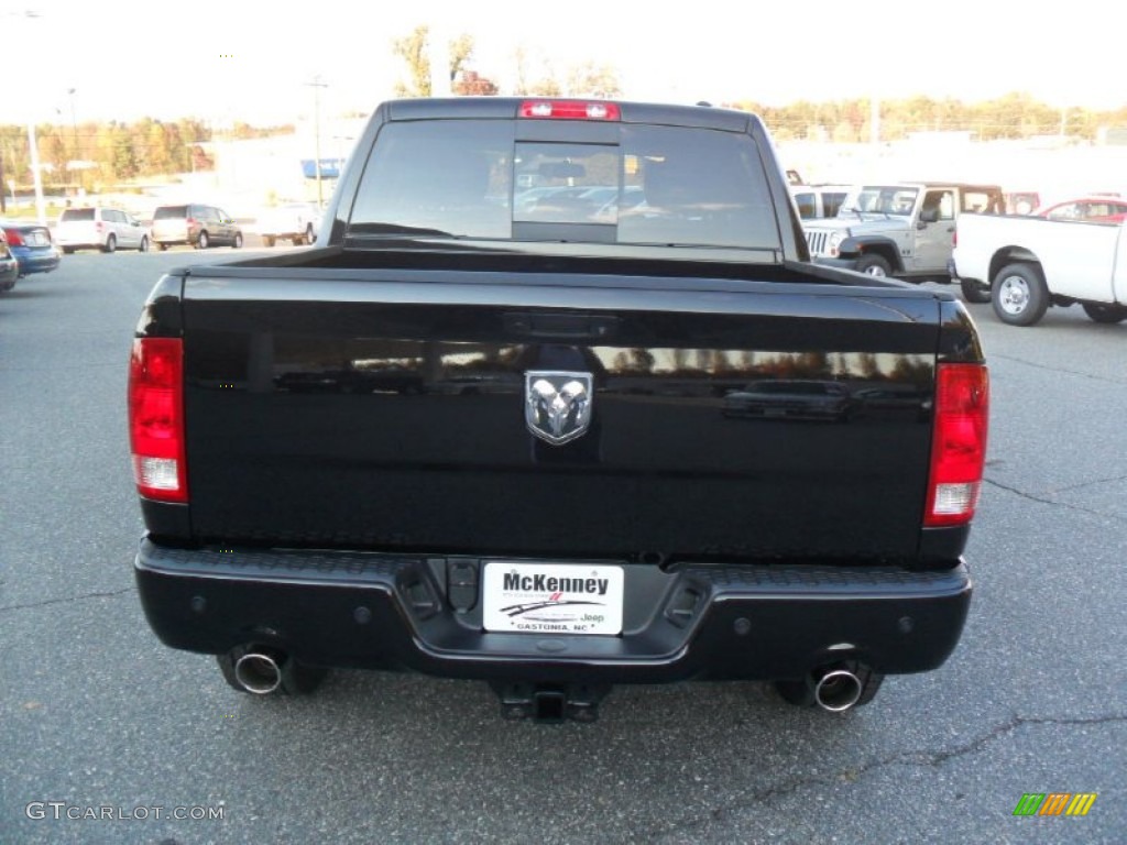 2012 Ram 1500 Sport Crew Cab - Black / Dark Slate Gray photo #3