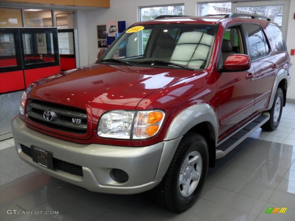 Sunfire Red Pearl Toyota Sequoia