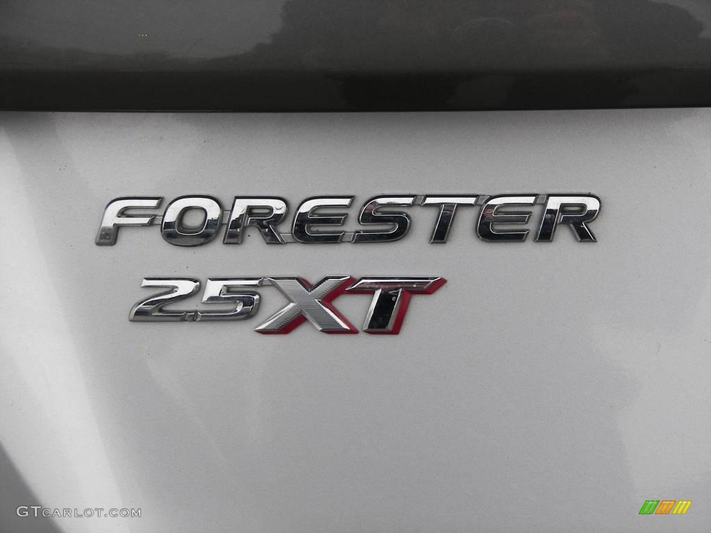 2004 Forester 2.5 XT - Platinum Silver Metallic / Black photo #20
